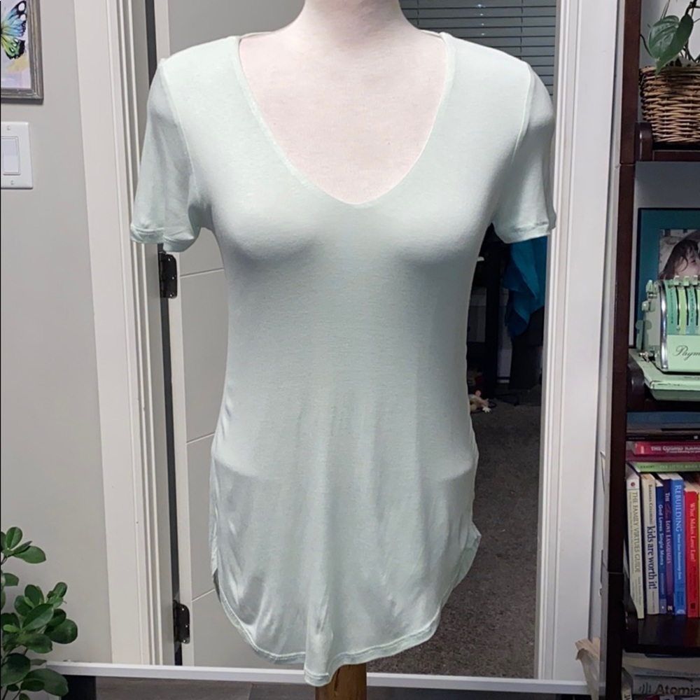 Mint Green Lined T Shirt NWT
